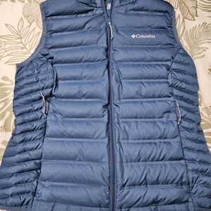 Columbia Blue Puffer Vest